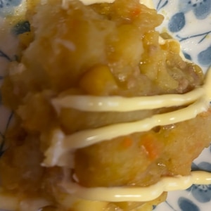 ☆卵も一緒に茹でちゃう☆カレーポテトサラダ